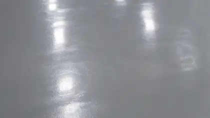 Single-layer epoxy, close up of the finished surface